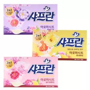 샤프란 아로마시트 티슈형 섬유유연제 향선택1P