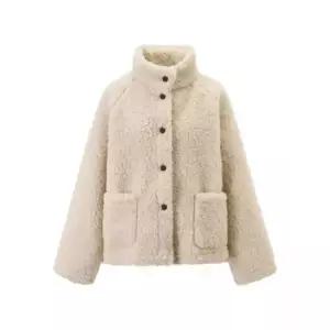 비엔엑스하이넥 시어링 양털 포켓 자켓 BX4JK018L0 1073813