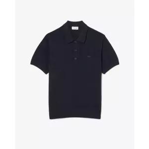 매장정품 라코스테 브랜드관 26SS(남성) PARIS PACK 립조직 반팔 폴로 스웨터 AH1029-56G 350(다크네이비)