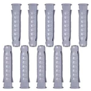 콘크리트 및 벽돌 벽에 적합한 TV 마운트 설치용 앵커 10개 장착 나사용 플라스틱 볼트 10x50mm