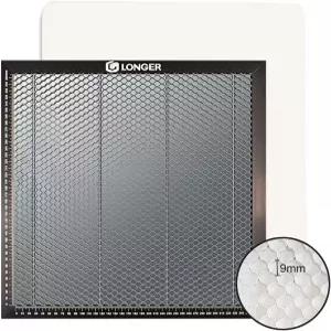 더 긴 벌집 작업대 CO2 또는 다이오드 조각기 절단기용 15.7 x 0.86 테이블 보호용 알루미늄 판으로 빠른