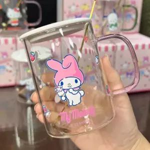 마이멜로디 뚜껑 유리컵 숟가락 세트 360ml aVP7+4Ugp