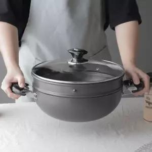 전기쿠커 알루미늄 찜솥 다용도 2단 4size