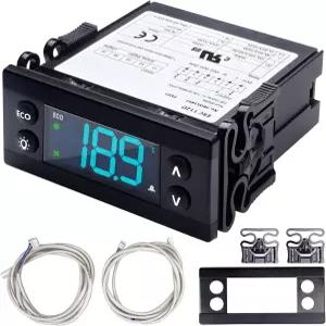 ERC112D 온도 컨트롤러 키트 새로운 BEV 공기 00C30-123D-03 듀얼 NTC 센서 프로브 포함 Danfoss 080G3207