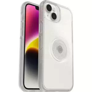 OTTERBOX 아이폰 14 플러스 오터 팝 시메트리 시리즈 투명 케이스 - 스타더스트 팝 클리어 글리터 77-88789