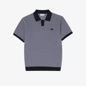 라코스테 베이직 오픈카라 반팔 폴로 셔츠 멜란지네이비 PH387E-56G_5I1 1064183