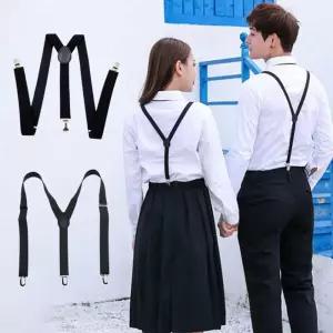 여자 벨트 멜빵 바지 멜빵끈 서스팬더 캐주얼 정장 남자