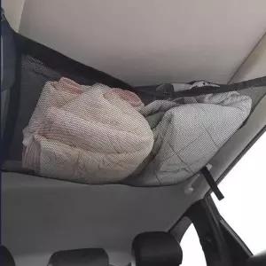 인테리어용품 포켓 천장 차박 루프 그물 자동차 가방 블랙 수납