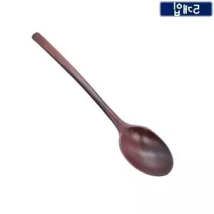 업소용 주방용품 나무 원목 숟가락 옻칠 5p 약23cm