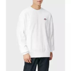 매장정품 DICKIES 디키즈 프렌치 테리 릴렉스드 스몰 자수 로고 크루넥 White DK011033C4D 1470047