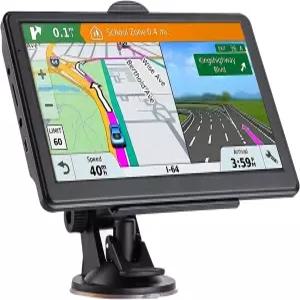 자동차용 GPS 내비게이터 2026 지도 7인치 터치스크린 256-16GB 음성 방향 안내 지원 속도 및 적색등 경고