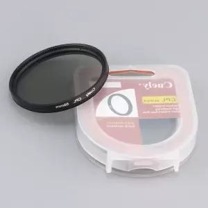 필터 카메라 캠코더 편광 렌즈 46mm Cuely CPL DSLR