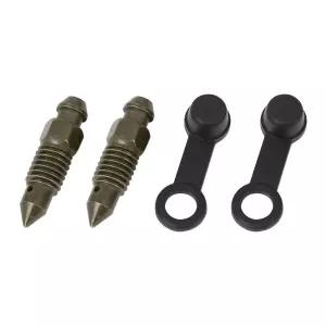 모터사이클 브레이크 마스터 실린더용 캡이 있는 F FIRE CYCLE 2Pcs M8x1.25mm 밴조 볼트 블리더 스크류