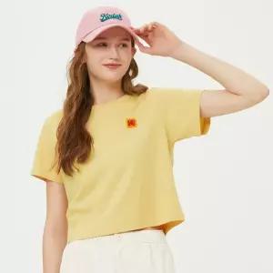 매장정품 코닥어패럴 시그니처 로고 아스킨 반팔 티셔츠 우먼 YELLOW 3337989 259208