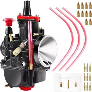 Pwk 24mm 카뷰레터 제트 키트 포함 모터사이클 50cc-110cc 더트 바이크 GY6 스쿠터/212cc 프레데터/kx100