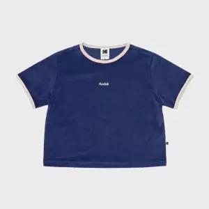 매장정품 코닥어패럴 테리 링거 티셔츠 우먼 NAVY 3339689 259186