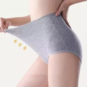 [하프클럽/]여성용 방수 위생 면 무봉제 노라인 팬티