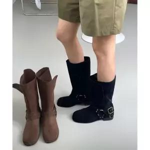 가을신상 롱부츠 여성화 신상 겨울 여성구두 통굽 힐