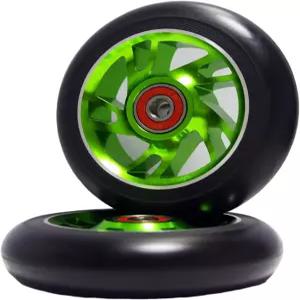 Z-FIRST 2Pcs 100mm 프로 스턴트 스쿠터 휠과 ABEC 9 베어링 MGP//럭키/엔비/보쿨 교체