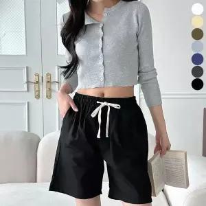 [하프클럽/]밴딩 마바지 데일리 여자 4부 여름 시원한 반바지