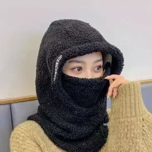 방한모 후드 마스크 방한모자 겨울 안감 퍼 캐주얼 야외활동