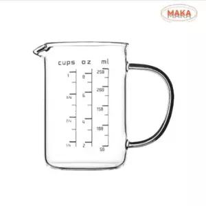 MAKA 마카 내열 유리 계량컵 250ml 계량컵 조리도구 계량 비커