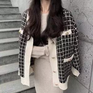 [하프클럽/]트위드 엘레강스 골드버튼 크롭 가디건