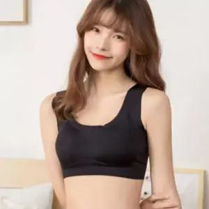 [하프클럽/]심리스 브라탑 스포츠 노와이어 브라