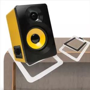 [RIZPICK]튼튼한 데스크 스피커 스탠드 화이트 책상 스피커 거치대 우퍼