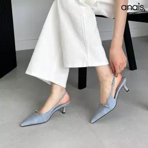 [아나이스] 포인티드 슬링백 미들힐 7cm_26S285