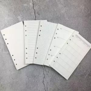 무지 6공 다이어리 속지 모눈 a6 다이어리 속지 리필 45매