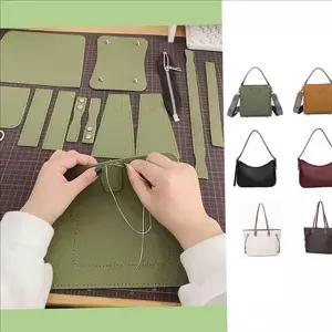 바느질 DIY가죽 가방 공예 가방 만들기 키트 취미 집콕