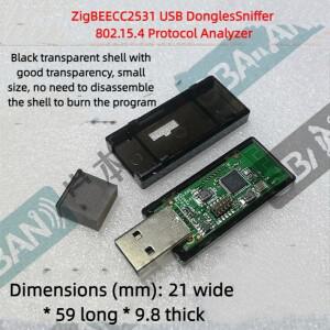 지그비 CC2531 USB 동글 지그비 팩 스니퍼 프로토콜 분석 유비쿼 패킷 캡처 소프트웨어