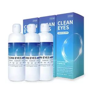 깨끗한아이 렌즈 세정액 500ml 3개 세정제 세척액 보존액 촉촉한 용액 렌즈액