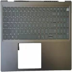 Dell Inspiron 15Pro 5510 5515 노트북 상부 케이스 팜레스트 백라이트 키보드 조립 부품 06P0TG 그레이의