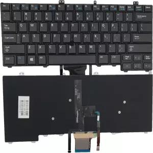 Dell Latitude E7440 E7240 E7420 블랙용 백라이트가 있는 노트북 교체용 미국 레이아웃