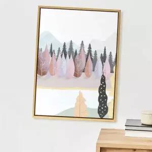 일러스트 캔버스 액자 풍경B 30x40cm 카페 그림 캔버스액자틀
