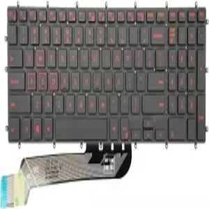 PAEBAI+ 교체용 노트북 키보드 빨간색 백라이트 Dell Inspiron 3583 5565 5567 5570 557567 7566 7567 5767