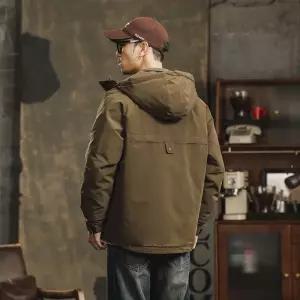 남성 패딩 겨울 재킷 야상 따뜻한 내피 탈부착 빈티지 도톰한 바람막이 점퍼 E35Z4O 리카2