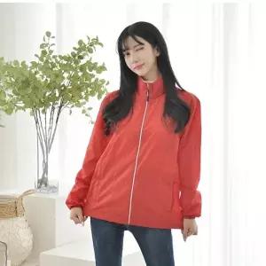 TBZ 교복몰 실버 지퍼 포인트 바람막이 (3컬러) (여자)