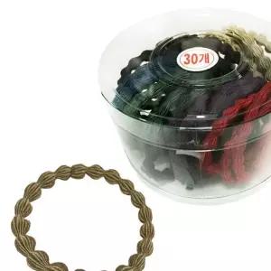 올록볼록 주름 고무줄 30P 머리끈 헤어밴드