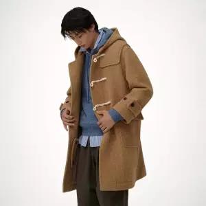 커버낫 부클 후드 더플 코트 Beige 2858291 1980068