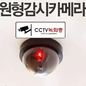 TBZ LED불빛형 CCTV 원형 감시카메라 CCTV카메라 모형CCTV