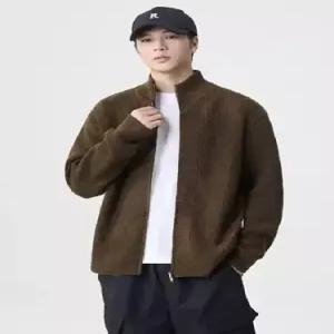 캐주얼 가을 남자 니트 프리미엄 얇은 집업 카디건 긴팔 스웨터 솔리드 MODU3