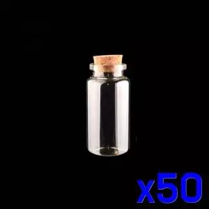 TBZ 인테리어 소품 코르크 유리병 1ml x50개 미니유리병