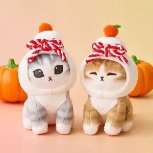 [하프클럽/]WL 모후샌드 금귤냥 마스코트 인형키링 14cm-랜덤