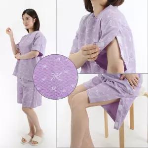 기능성 치료복 환자복 환부개방 용이한 검진복 스냅 벨크로 지퍼 옵션선택 병원용 의료복 입원복