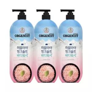 [엘지생활건강]오가니스트 히말라야 핑크솔트 바디워시 900ml 리프레싱민트 x 3개
