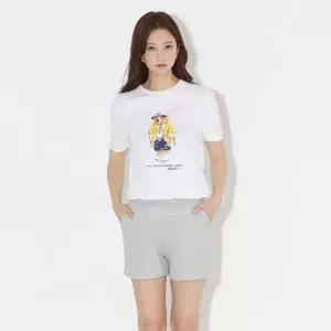 [하프클럽/]핀턱 3부반바지