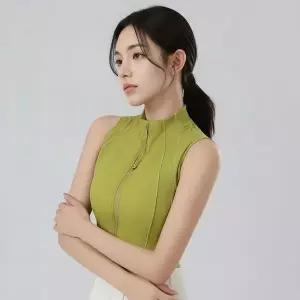 [하프클럽/]하이넥스포츠브라탑노와이어브라여성러닝스포츠브라앞후크앞